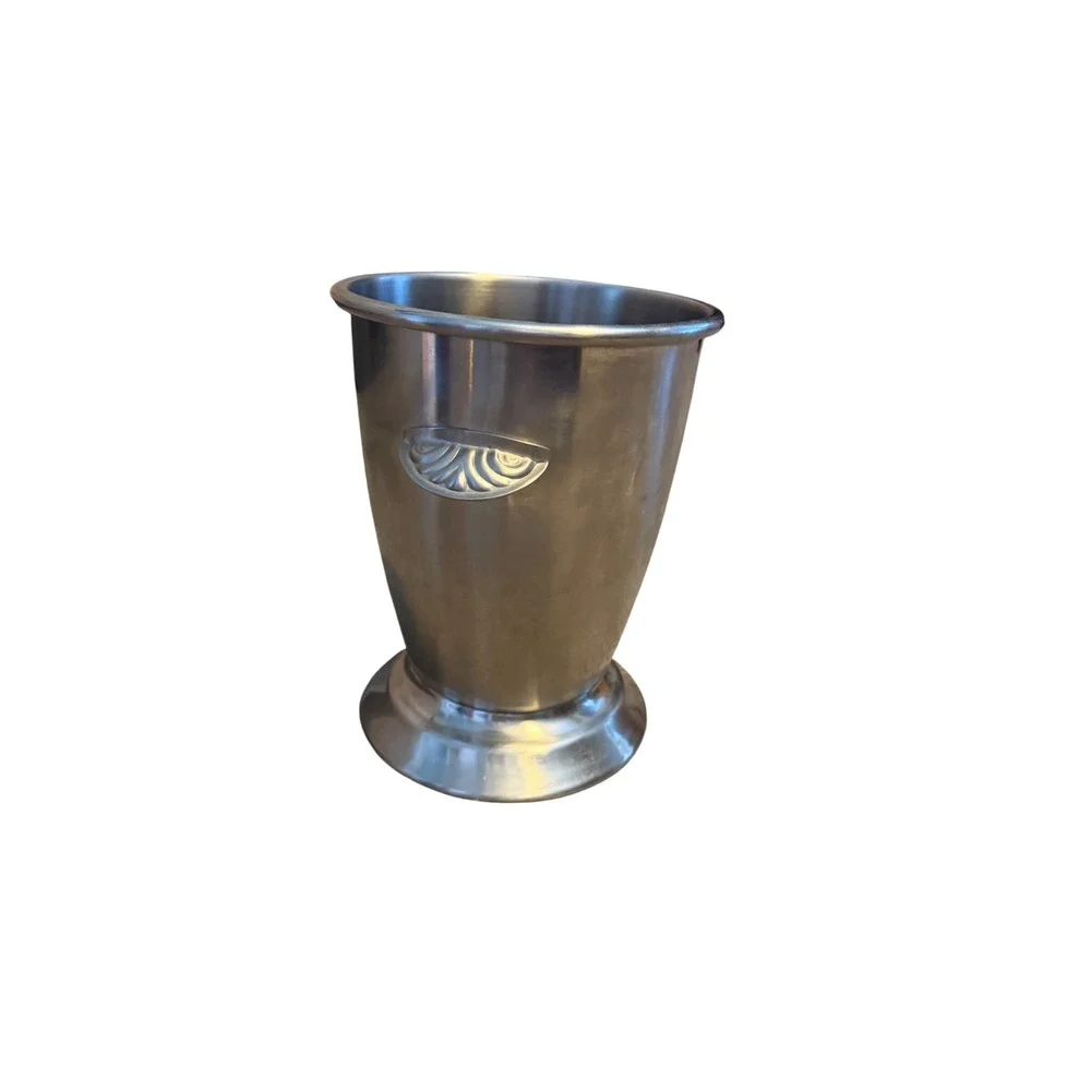 Oneida 18/8 Stainless Steel Ice Bucket Wine Chiller Pedestal Japan Barware 8in